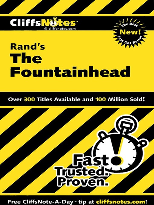 Cover image for CliffsNotes on Rand's The Fountainhead